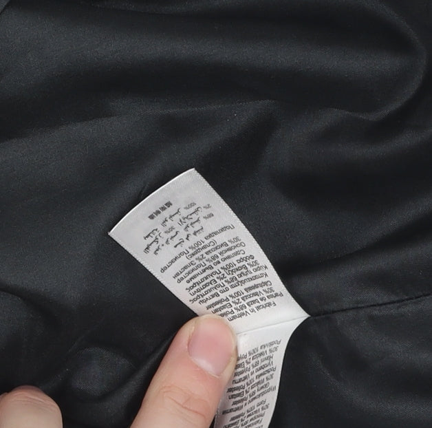 Next Petite Grey Plaid Shift Dress Size 12 Women