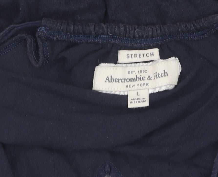Abercrombie & Fitch Women's Blue Camisole Tank L
