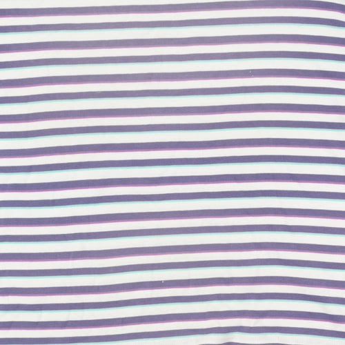 Marks and Spencer Women's Multicoloured Striped T-Shirt