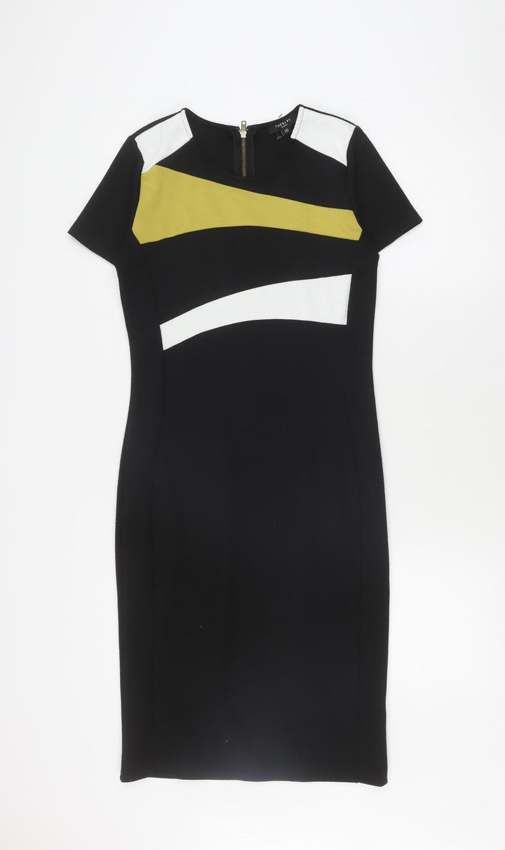Therapy Women's Black Bodycon Dress Size 10