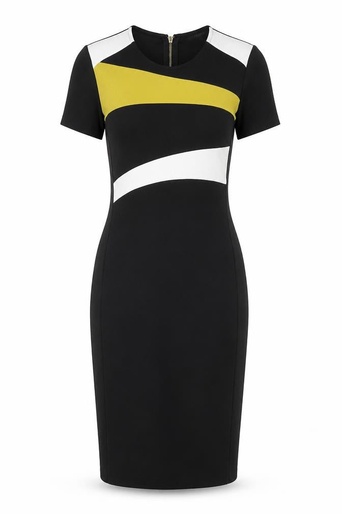 Front view of Therapy Women's Black Bodycon Dress, size 10