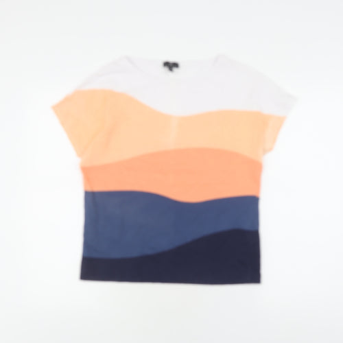 Marble Women's Multicoloured Colourblock T-Shirt