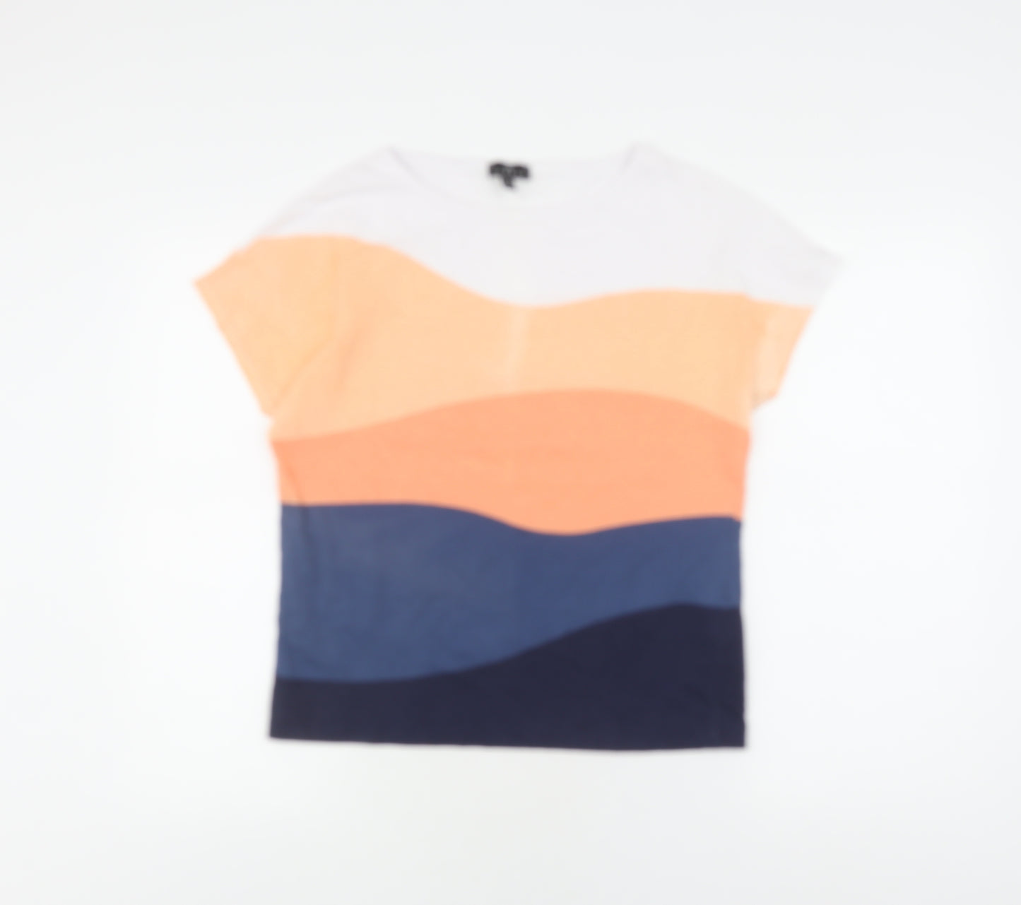 Marble Women's Multicoloured Colourblock T-Shirt