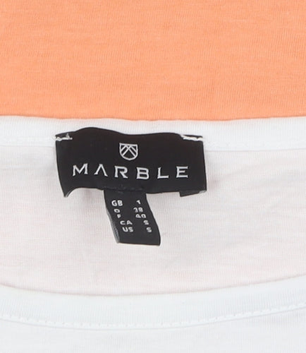 Marble Women's Multicoloured Colourblock T-Shirt