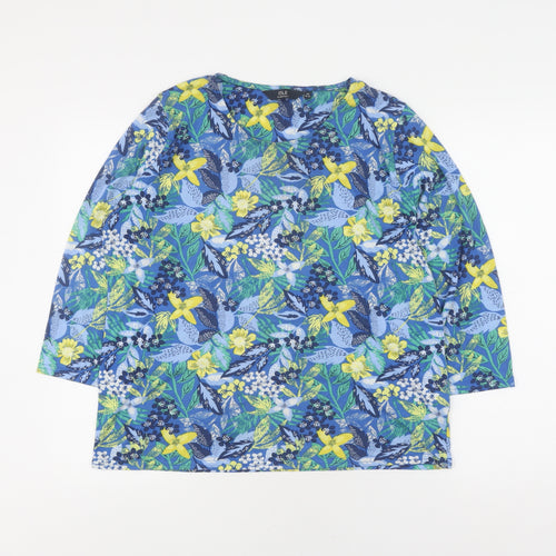 Isle Essentials Women's Multicoloured Floral Top M