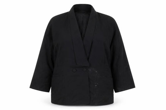 Front view of French Connection Women's Black Suit Jacket, size 16, Classic