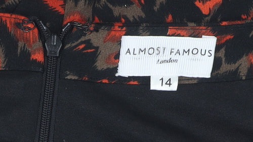 Almost Famous Women's Multicoloured Bodycon Dress Size 14