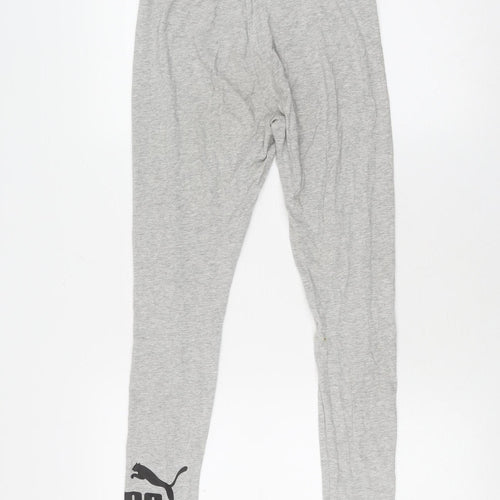 Puma Unisex Grey Jogger Trousers Size 12