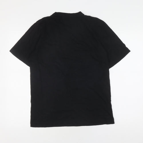 Jack & Jones Men’s Black Regular Fit T-Shirt, S