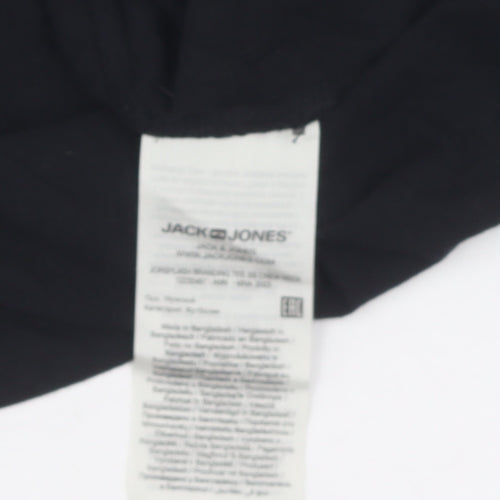 Jack & Jones Men’s Black Regular Fit T-Shirt, S