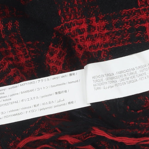 Zara Women's Red Black Check Jacket XS