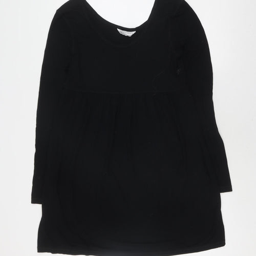 The White Company Black Half Sleeve Women's Dress Size 10