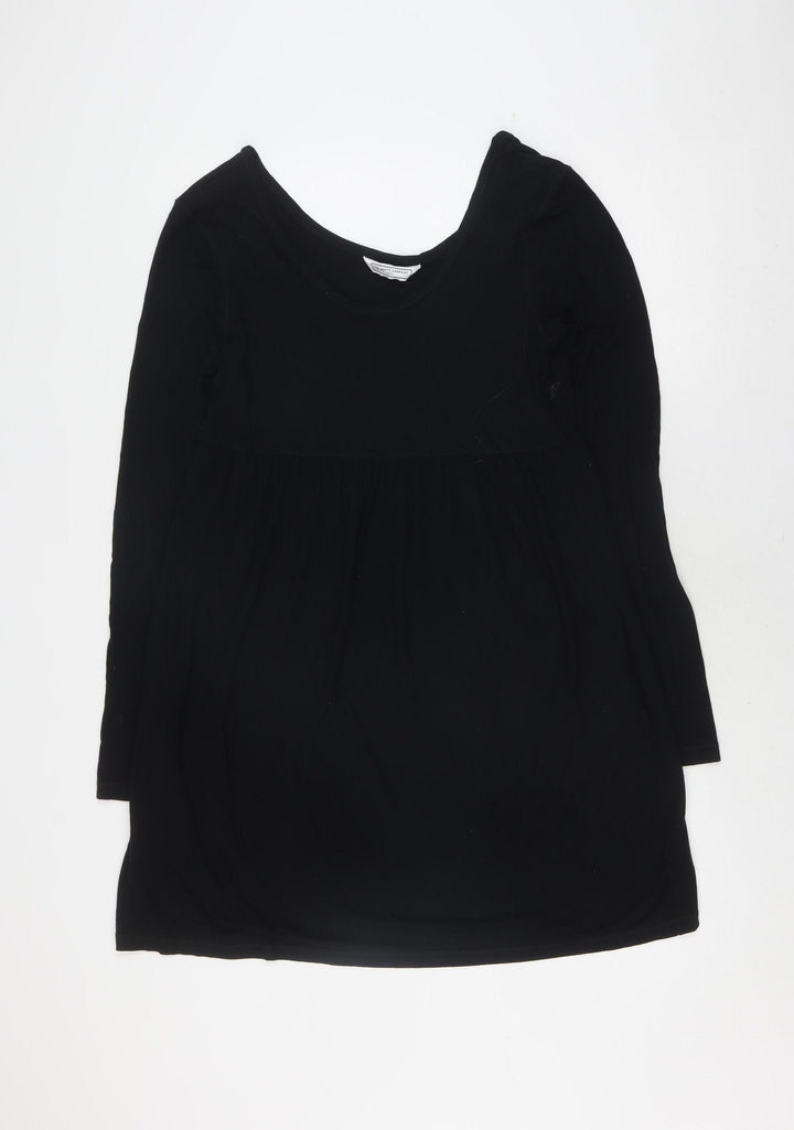 The White Company Black Half Sleeve Women's Dress Size 10