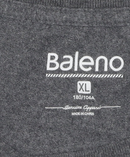 Baleno Men's XL Grey Cotton Graphic Jumper