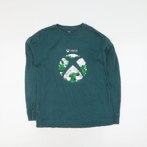 Marks and Spencer Green Xbox T-Shirt, Unisex Kids 12-13 Years