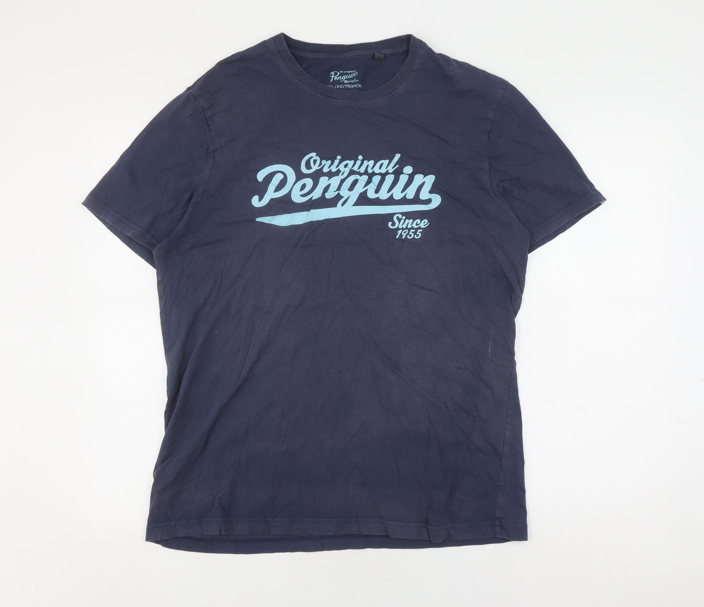 Penguin Men's Blue XL Classic Logo T-Shirt