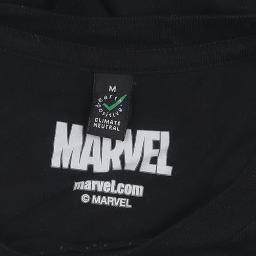 Marvel Men’s Medium Black Deadpool Graphic T-Shirt