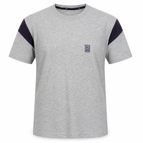 Marks and Spencer Grey Men's Cotton T-Shirt, S, Short Sleeve