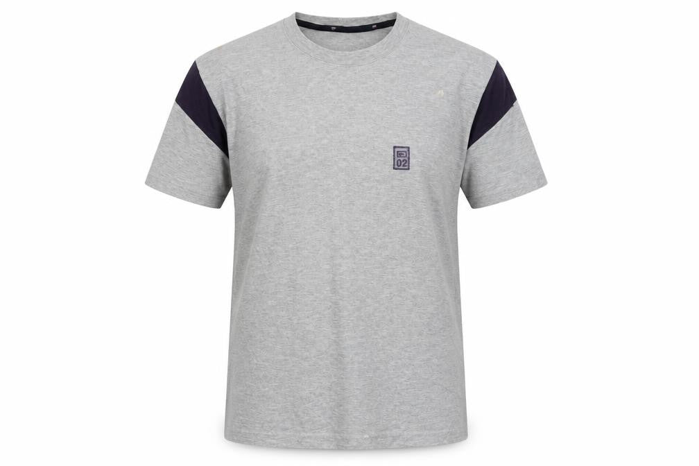 Marks and Spencer Grey Men's Cotton T-Shirt, S, Short Sleeve