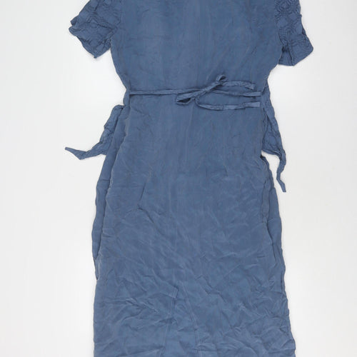 Joseph Ribkoff Women's Blue Midi Dress - Size 12