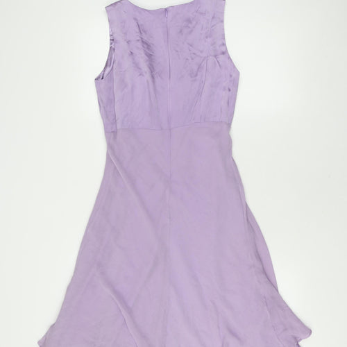 Donna Ricco Women's Purple Sleeveless Dress