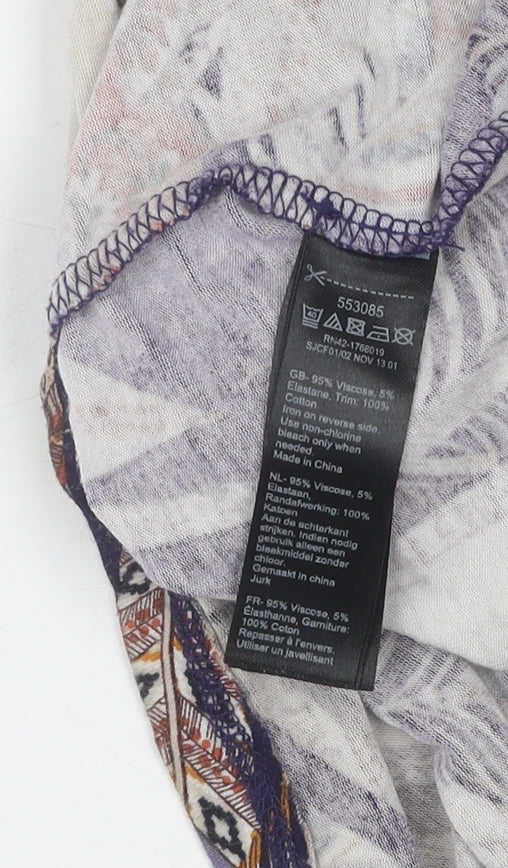 Monsoon Women's Multicoloured A-Line Paisley Dress, Size 8