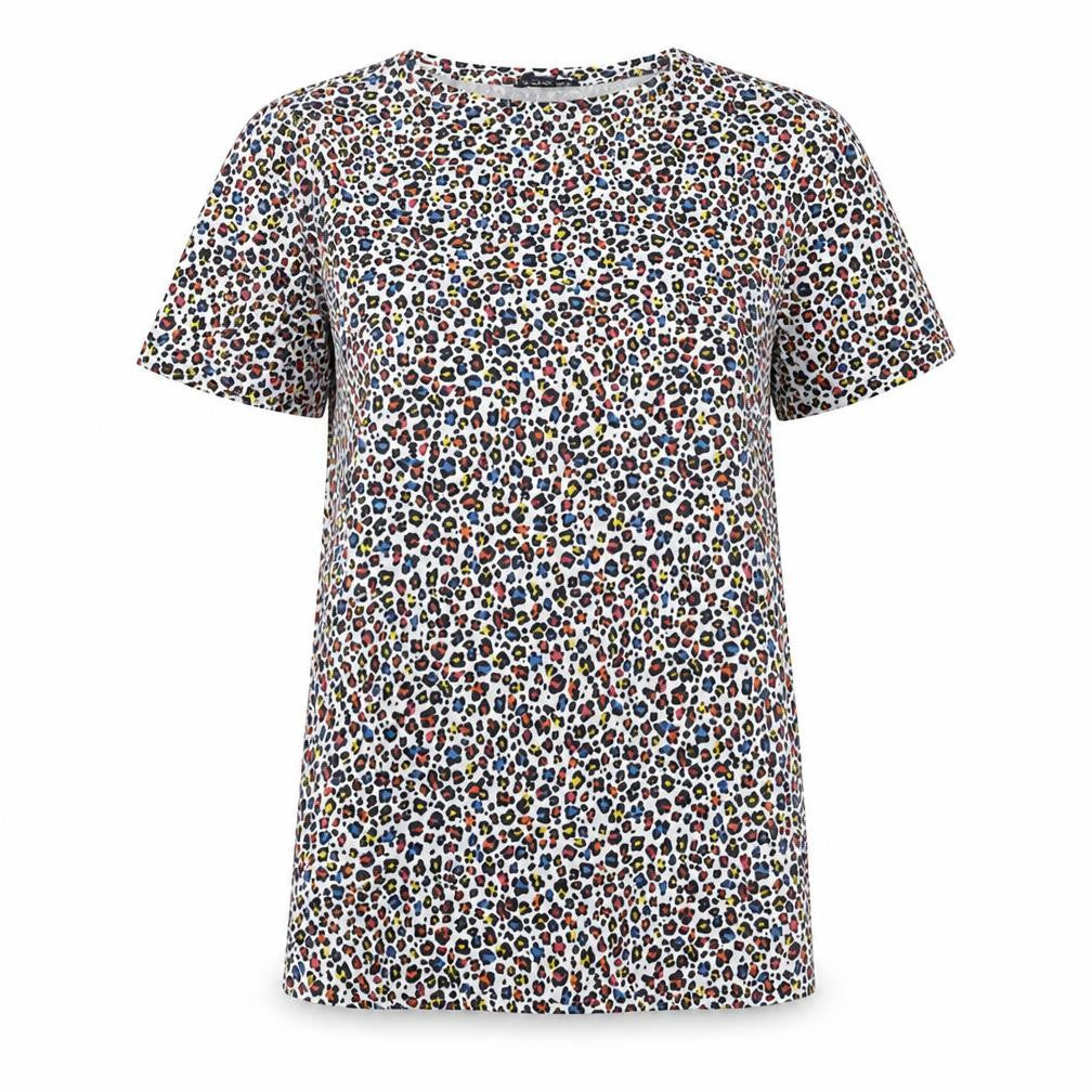 Marks and Spencer Kids Multicoloured Animal Print T-Shirt Size 12