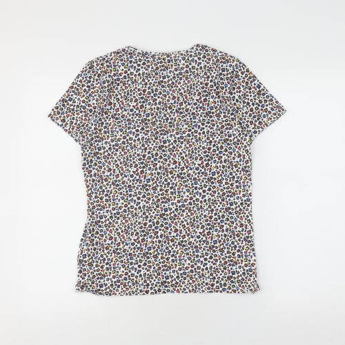 Marks and Spencer Kids Multicoloured Animal Print T-Shirt Size 12