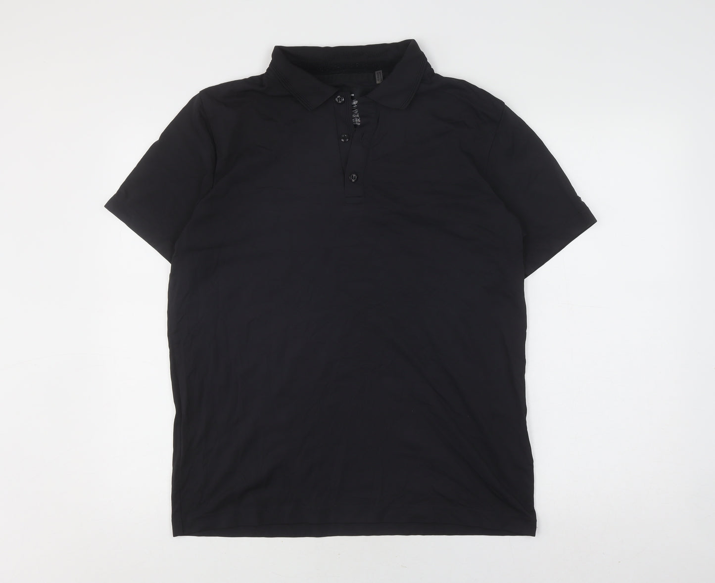 Porsche Men's Black Polo Shirt L - Stylish & Casual