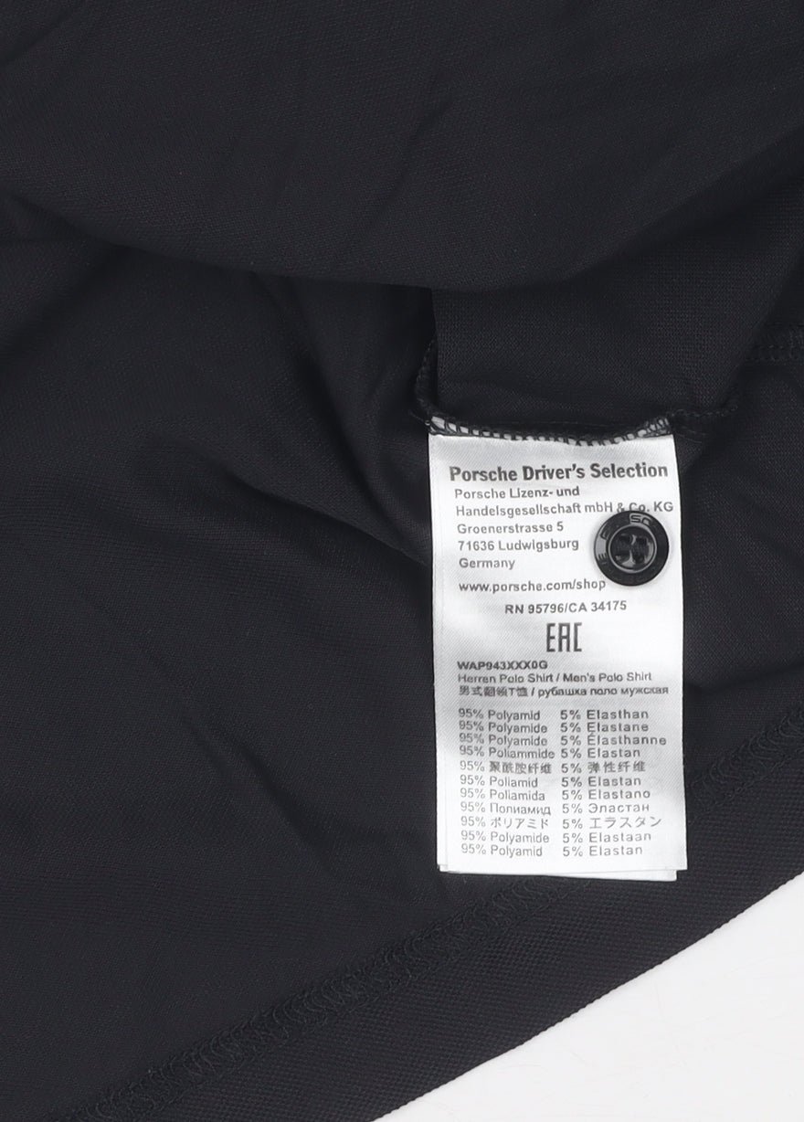 Porsche Men's Black Polo Shirt L - Stylish & Casual