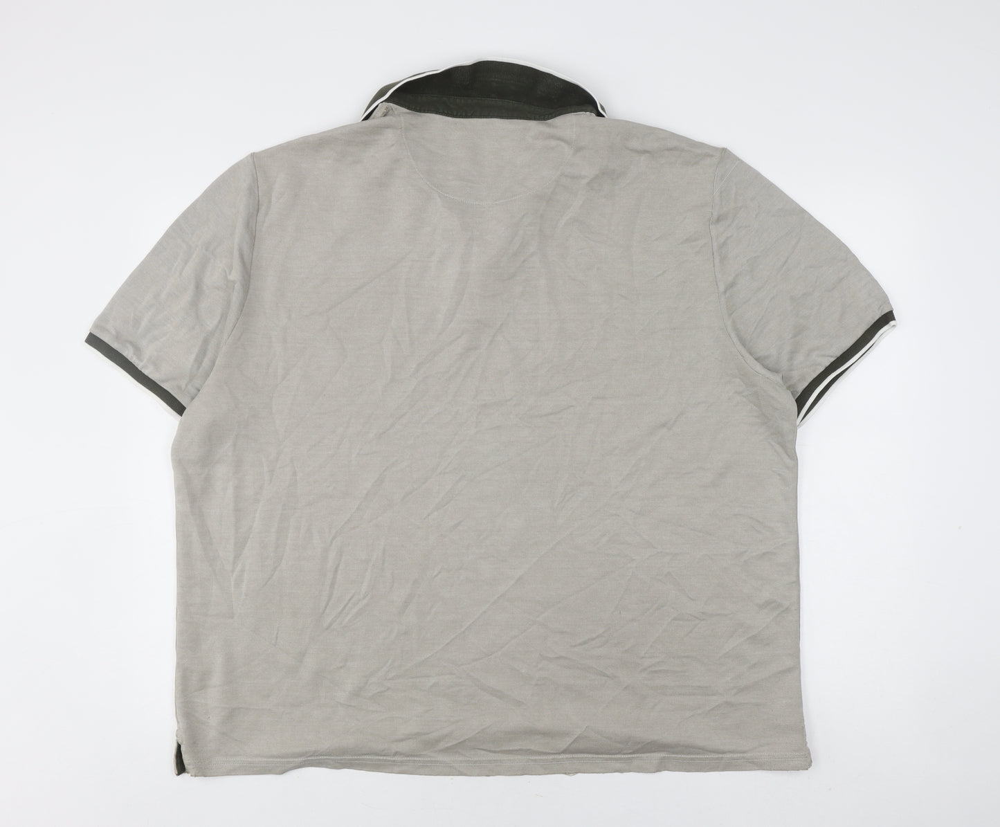 Marks & Spencer Men's 2XL Grey Polo Shirt