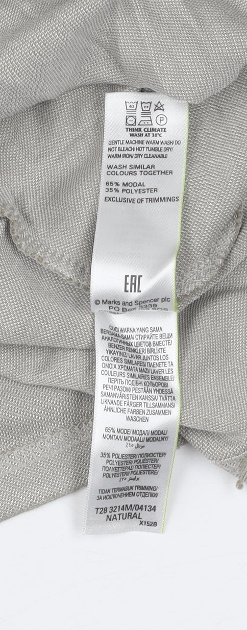 Marks & Spencer Men's 2XL Grey Polo Shirt