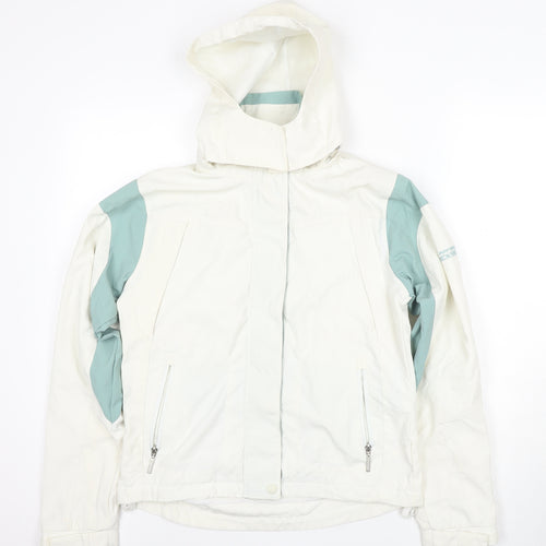 Backswing Women's Ivory Hooded Jacket Size 10