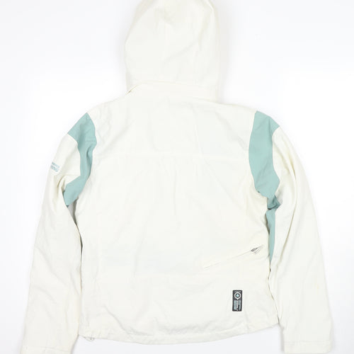 Backswing Women's Ivory Hooded Jacket Size 10
