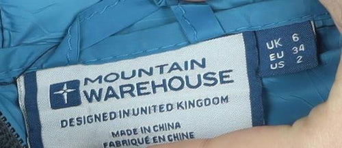 Mountain Warehouse Women's Black Puffer Jacket Size 6