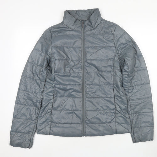 Calvin Klein Jeans Women's Grey Puffer Jacket S