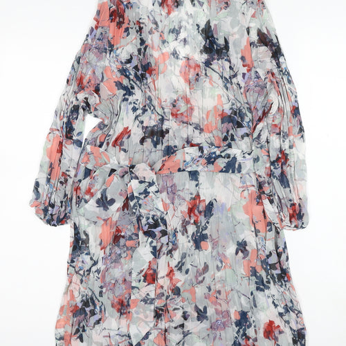 Marks and Spencer Women's Floral Wrap Dress - Size 18
