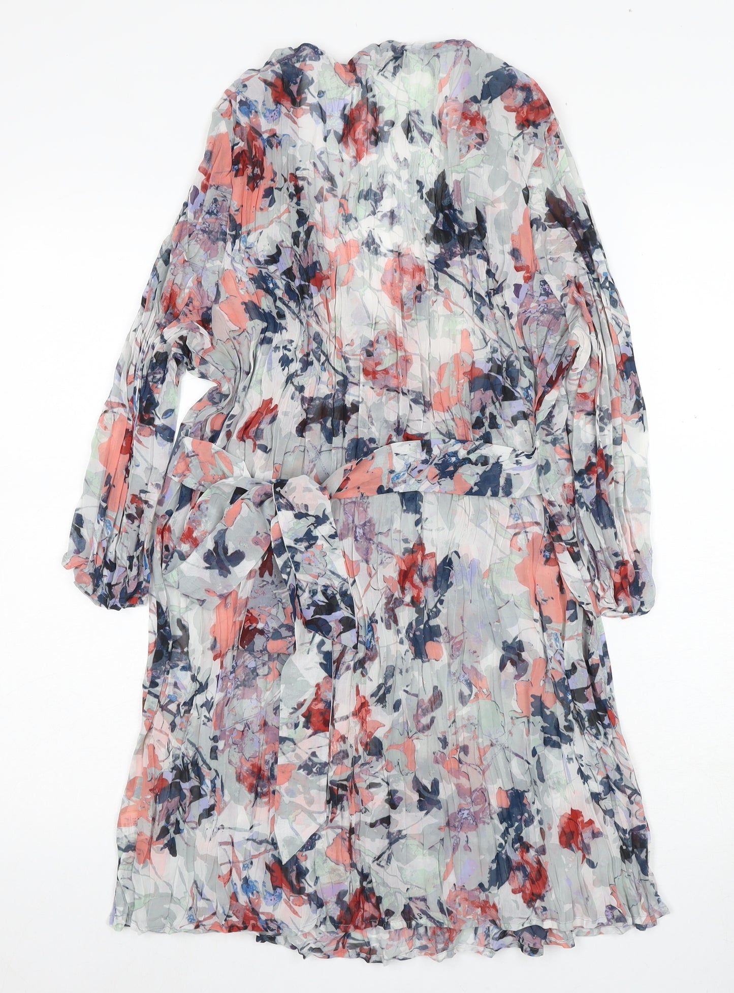 Marks and Spencer Women's Floral Wrap Dress - Size 18
