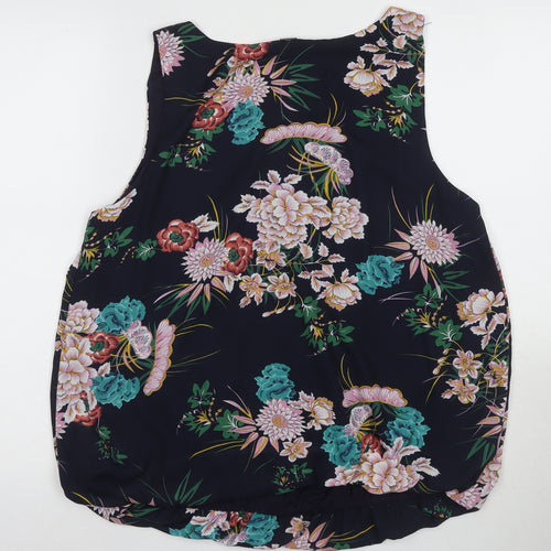 Zabaione Women's Multicoloured 2XL Floral Tank