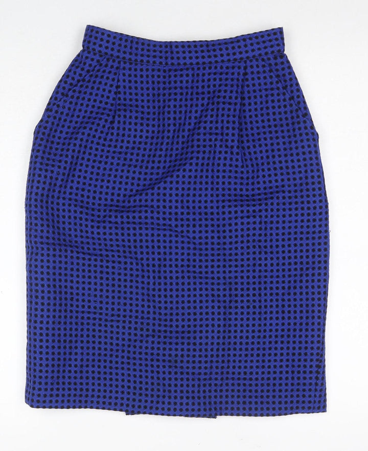Windsmoor Women's Blue Wool Pencil Skirt Size 10