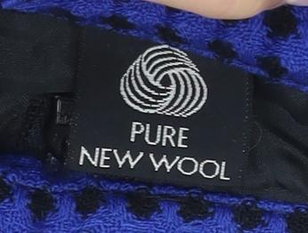 Windsmoor Women's Blue Wool Pencil Skirt Size 10