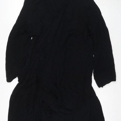 Jean Marc Philippe Black Blouse Women Long Sleeve Viscose