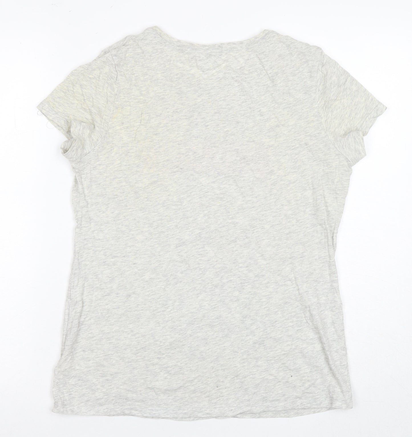GAP Women's Grey Short Sleeve T-Shirt Medium
