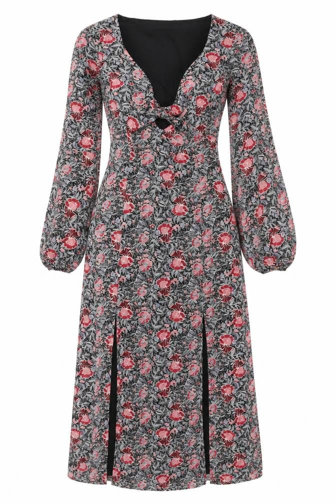 Nasty Gal Women's Floral Sheath Dress, UK 6, Multicoloured