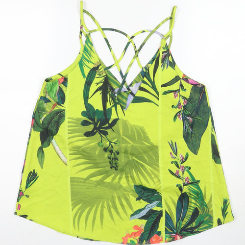 Next Women's Multicoloured Floral Camisole Tank Size 8