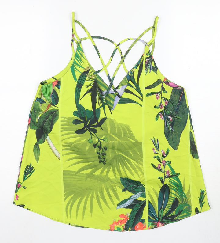 Next Women's Multicoloured Floral Camisole Tank Size 8