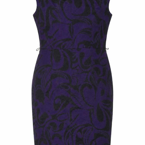 Per Una Women's Purple Floral Sheath Dress, Size 14