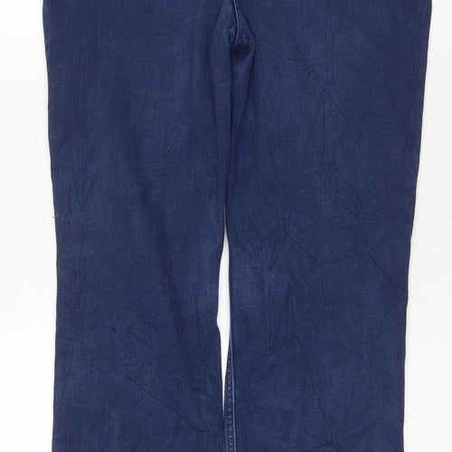 Marks and Spencer Women's Blue Straight Jeans, Size 14