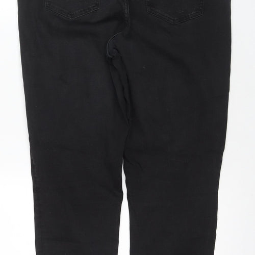 ASOS Women's Black Straight-Leg Plus Size Jeans