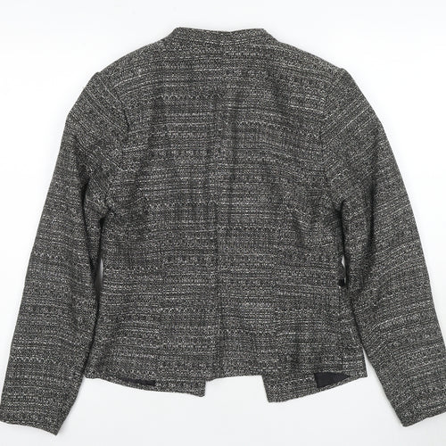 H&M Womens Multicoloured Bouclé Blazer Size 14